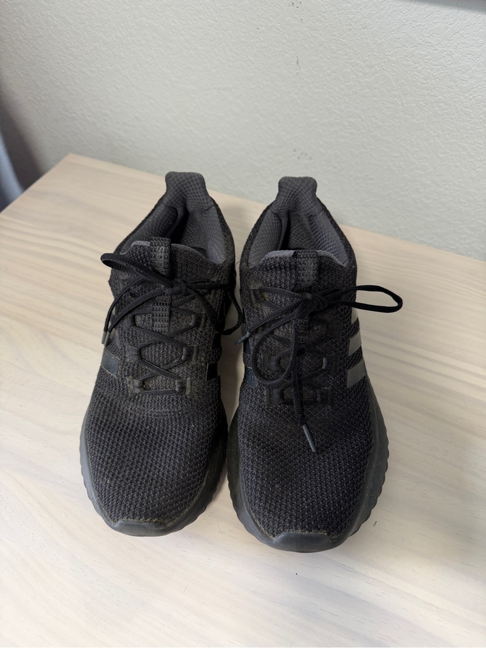 adidas Men’s Black Knit Athletic Sneakers